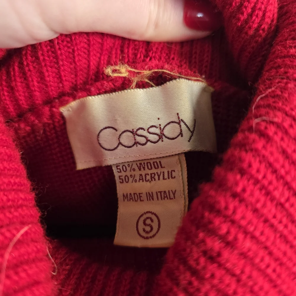 Cassidy red wool